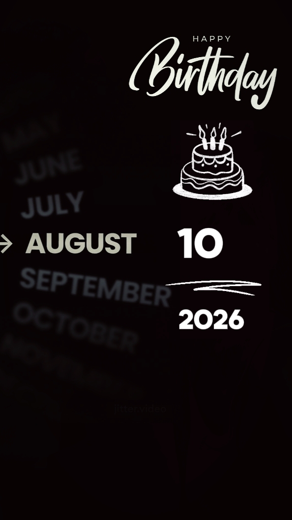 HBD 10 AGUSTUS 