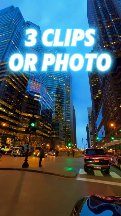 3 klip atau foto 