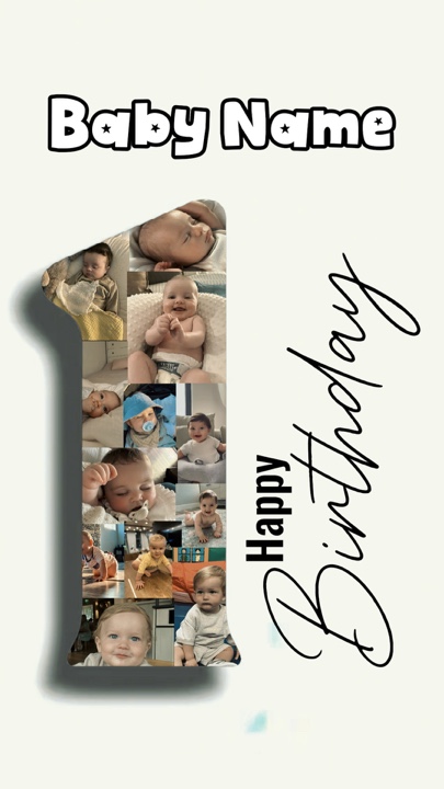Happy 1st birthday 