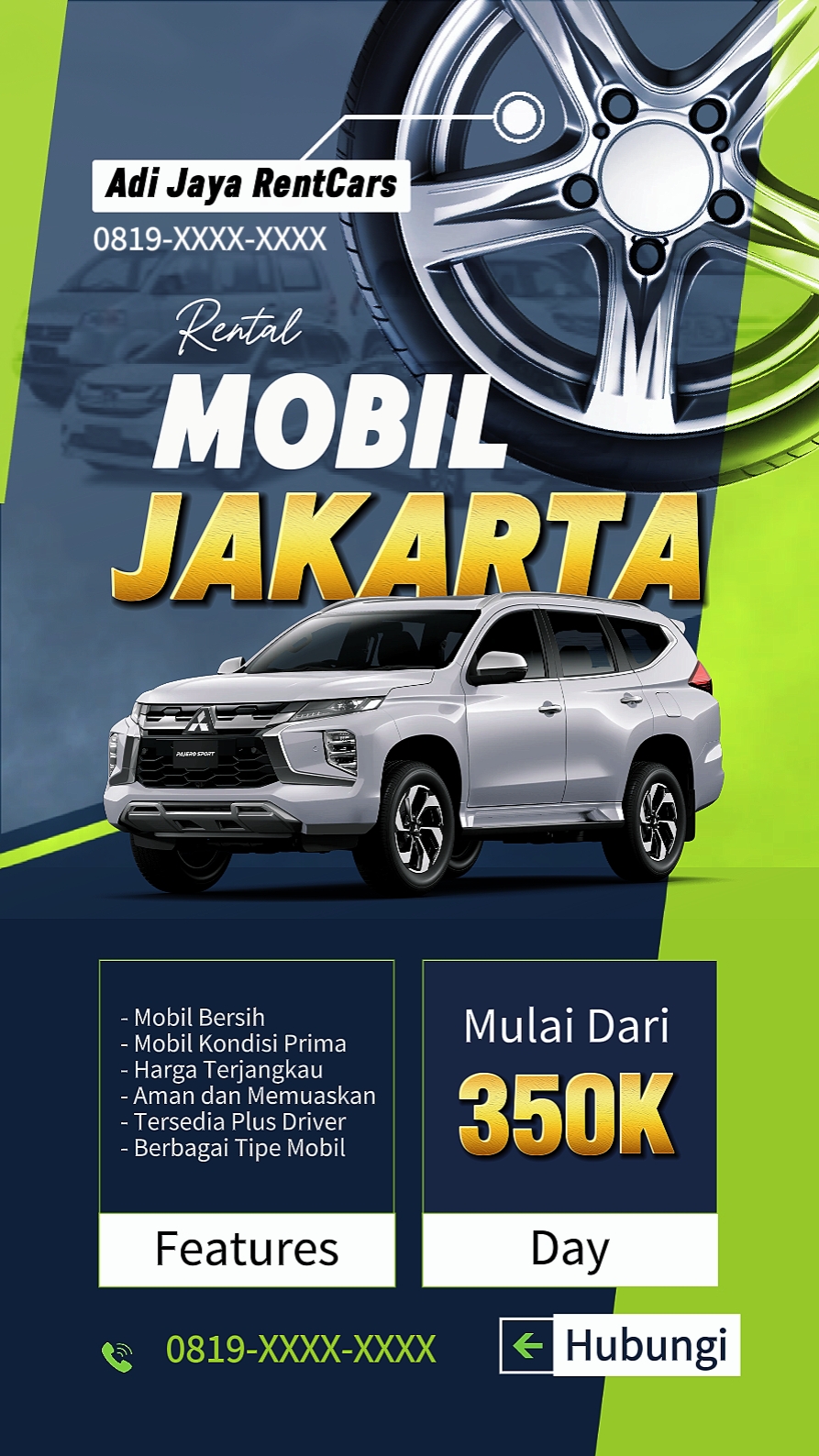 Rental Mobil Brosur