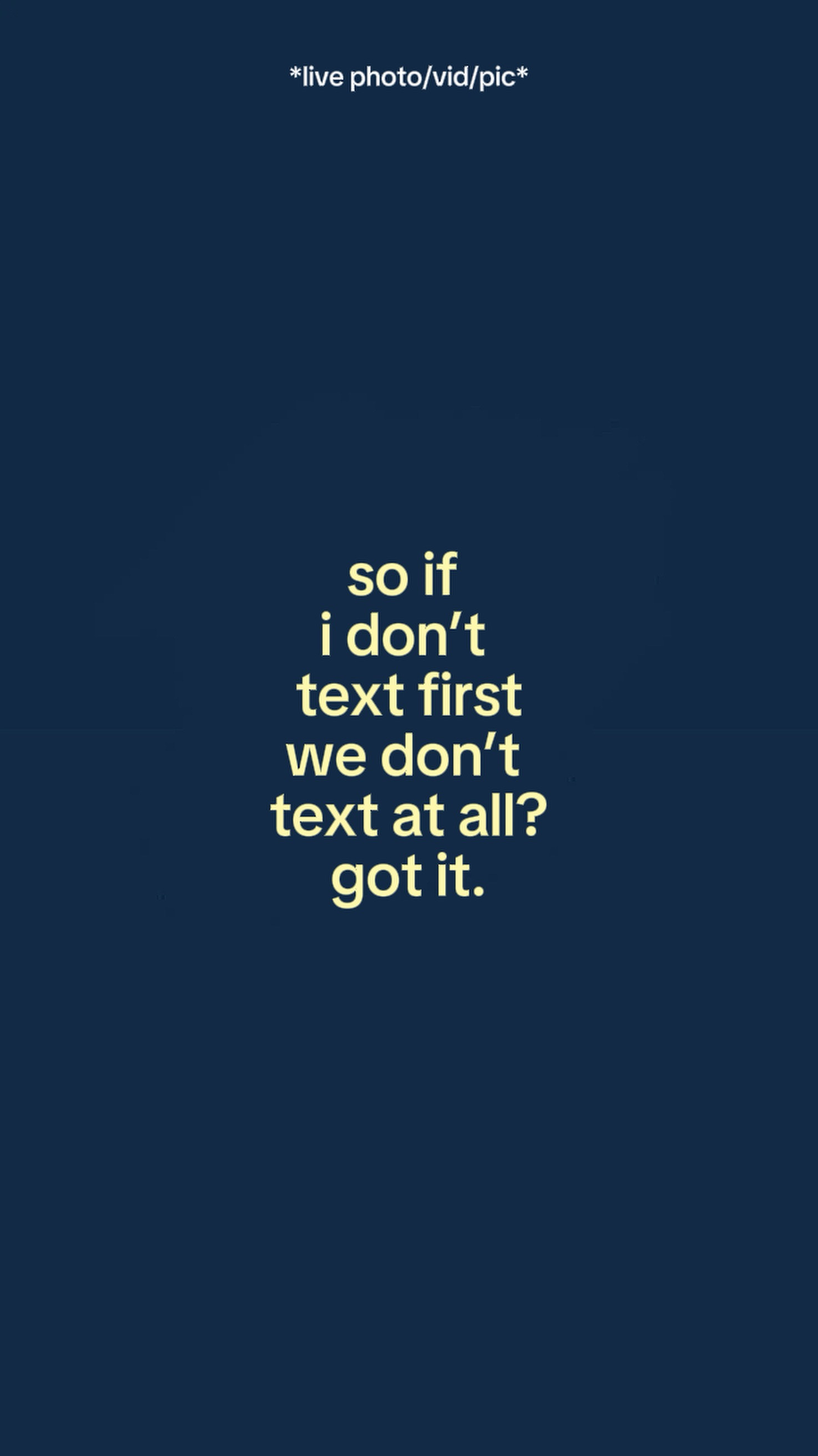 Soifidonttextfirst