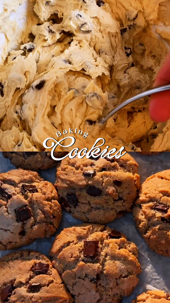 Baking cookies