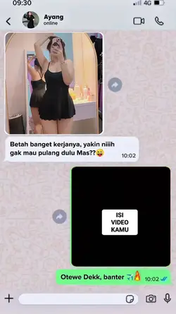 tren ayang chat wa