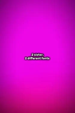 2sister 2 different