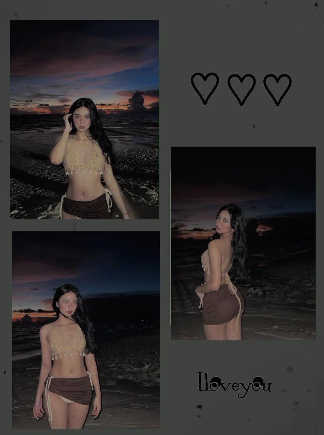 3 photos of you