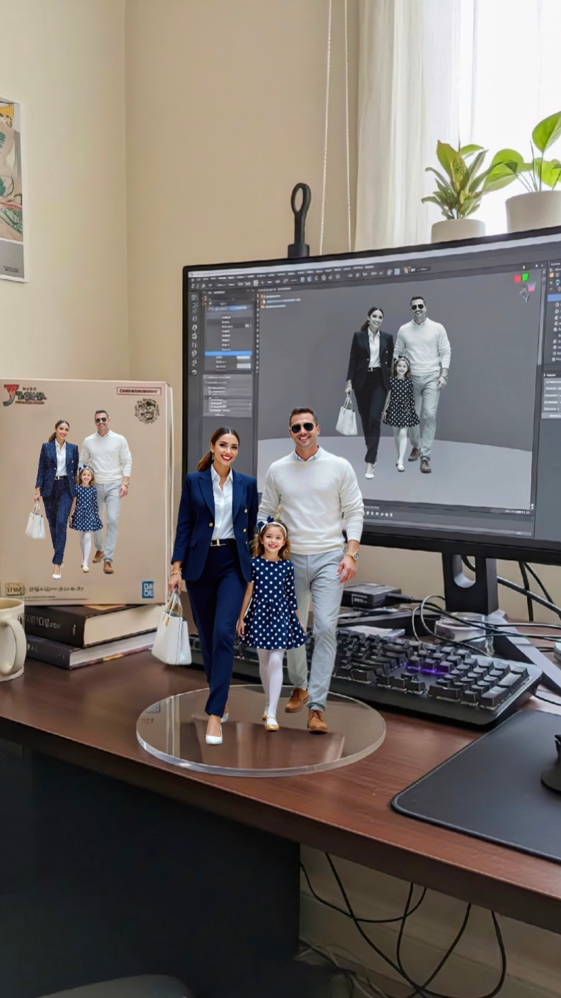 Keluarga Ai 3D