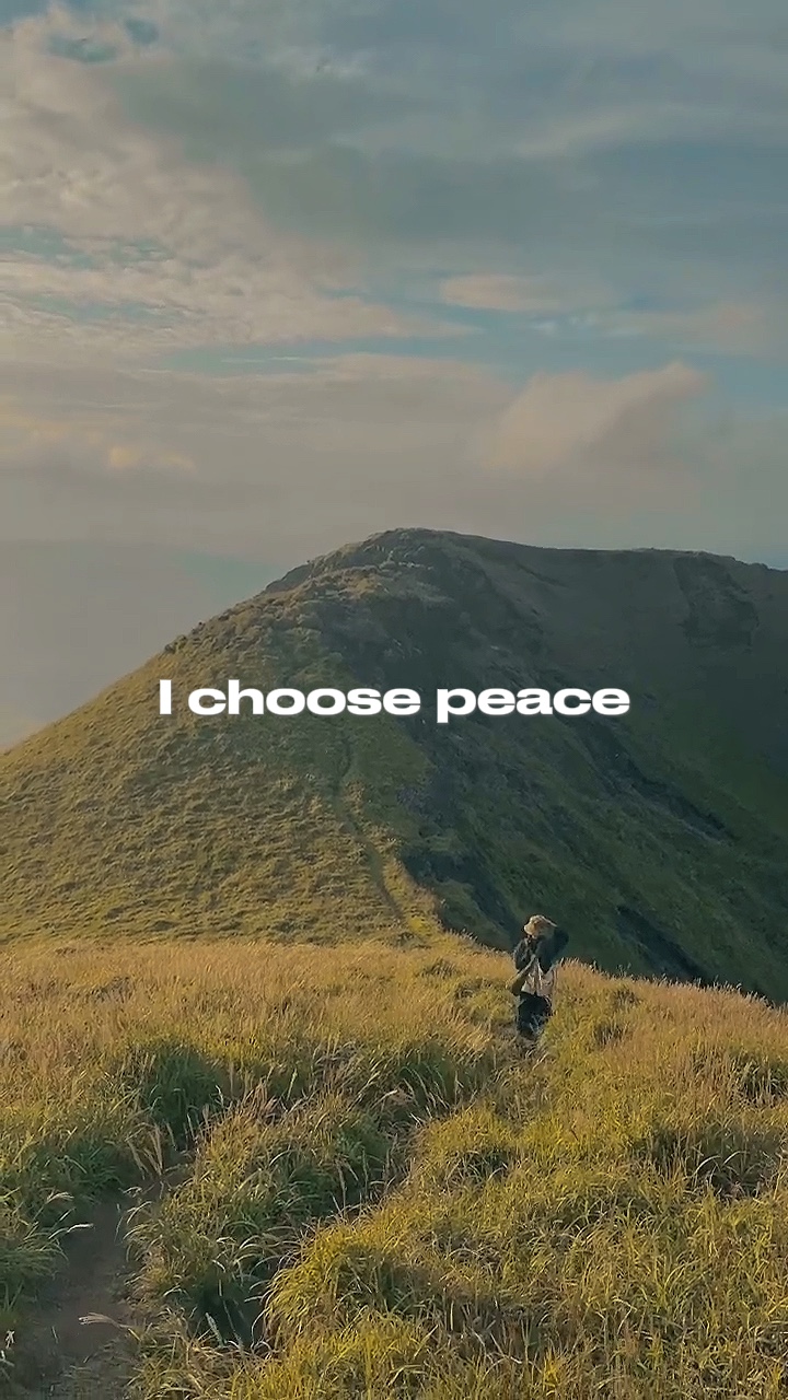Eu escolho a paz