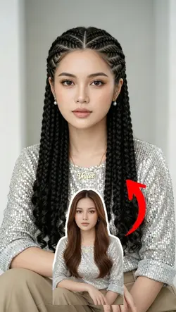 Ai hairstyle braids