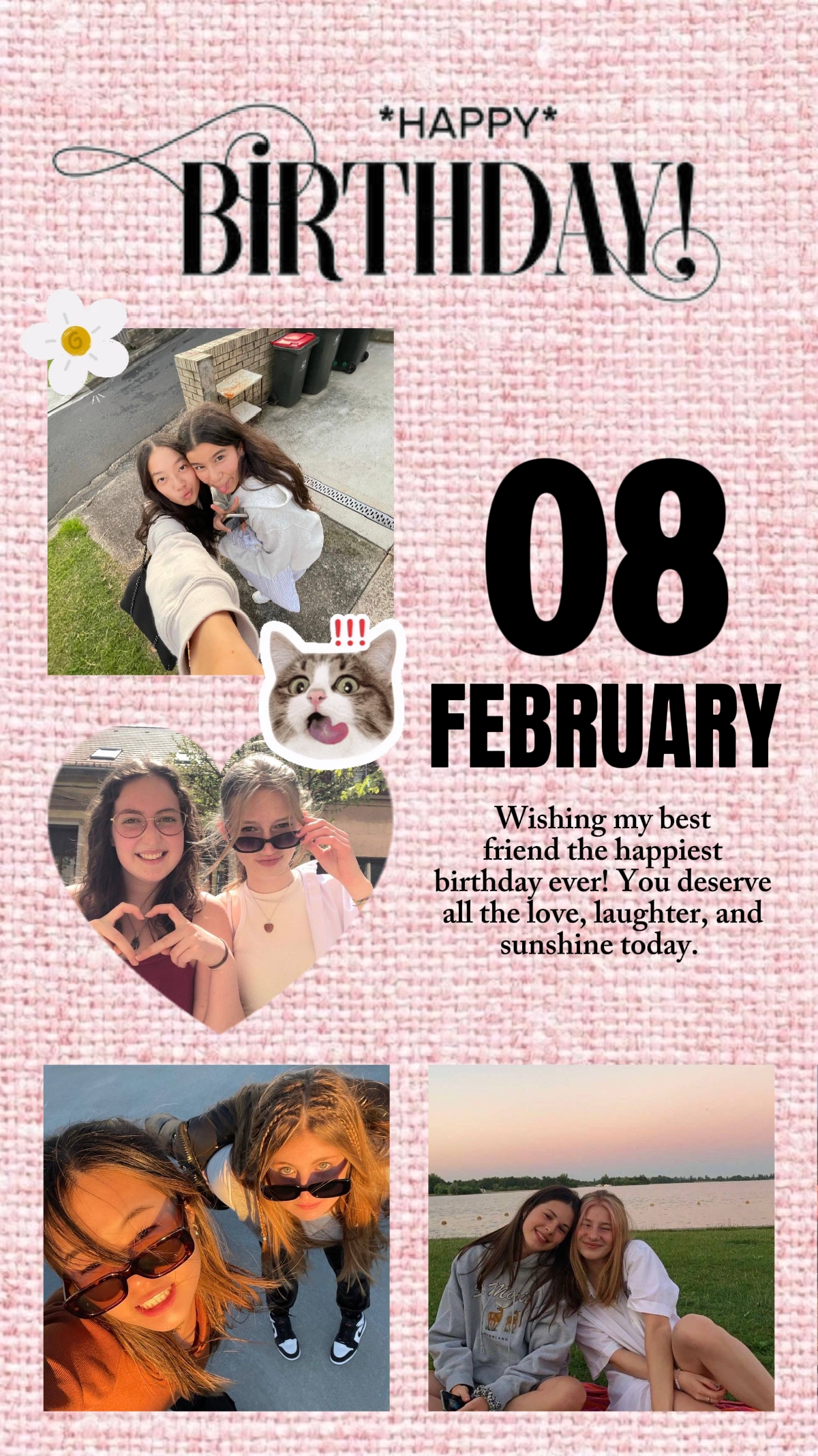 ANNIVERSAIRE LE 08 FÉVRIER
