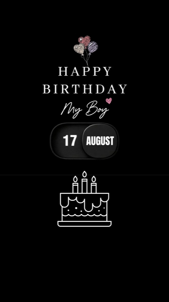 FILHO ANIVERSÁRIO 17 DE AGOSTO