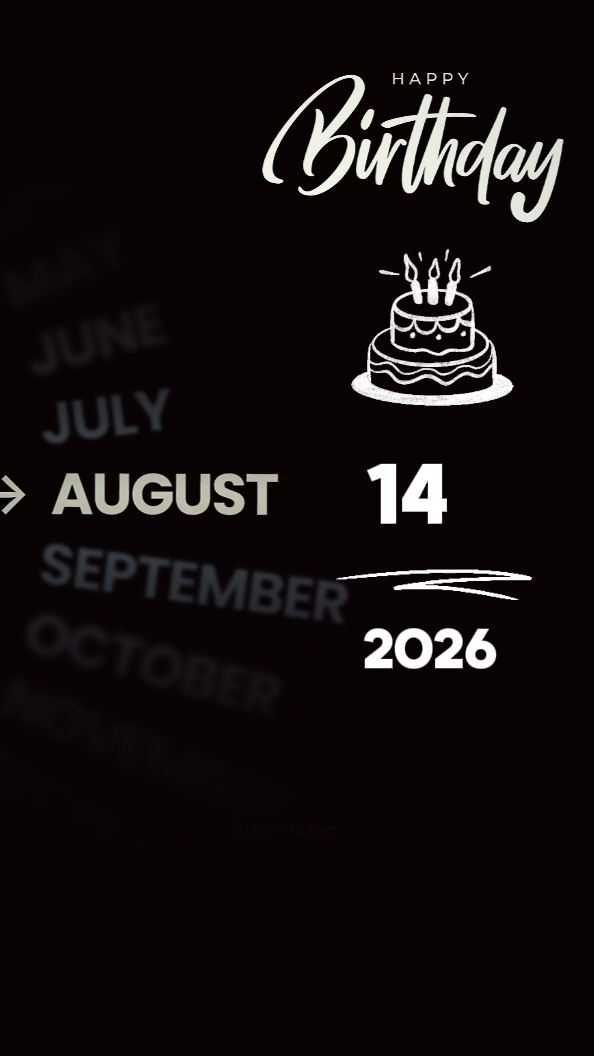 HBD 14 AUGUST 