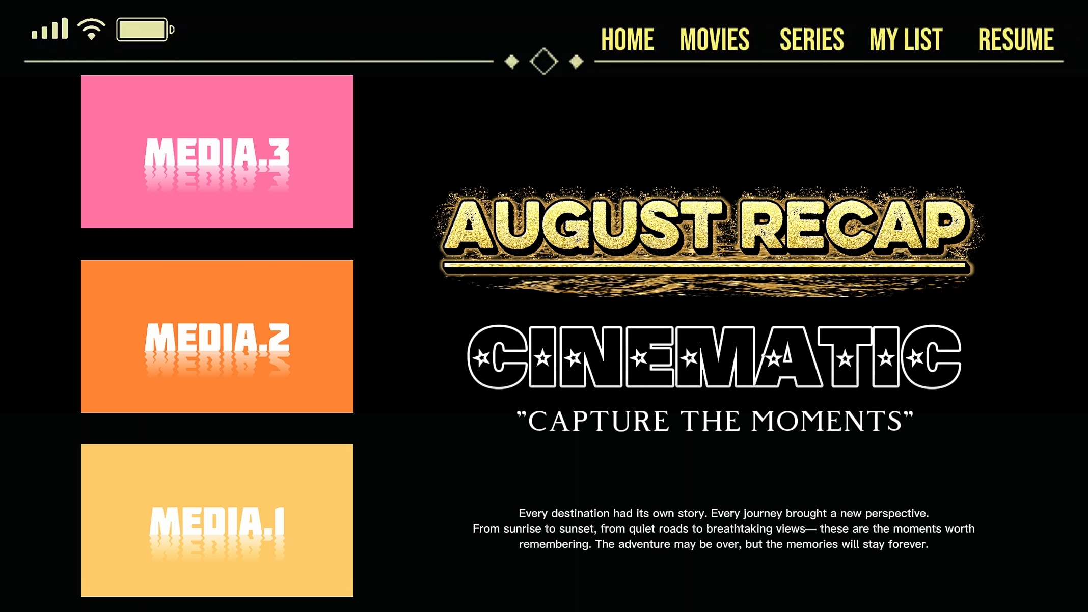 august moments recap