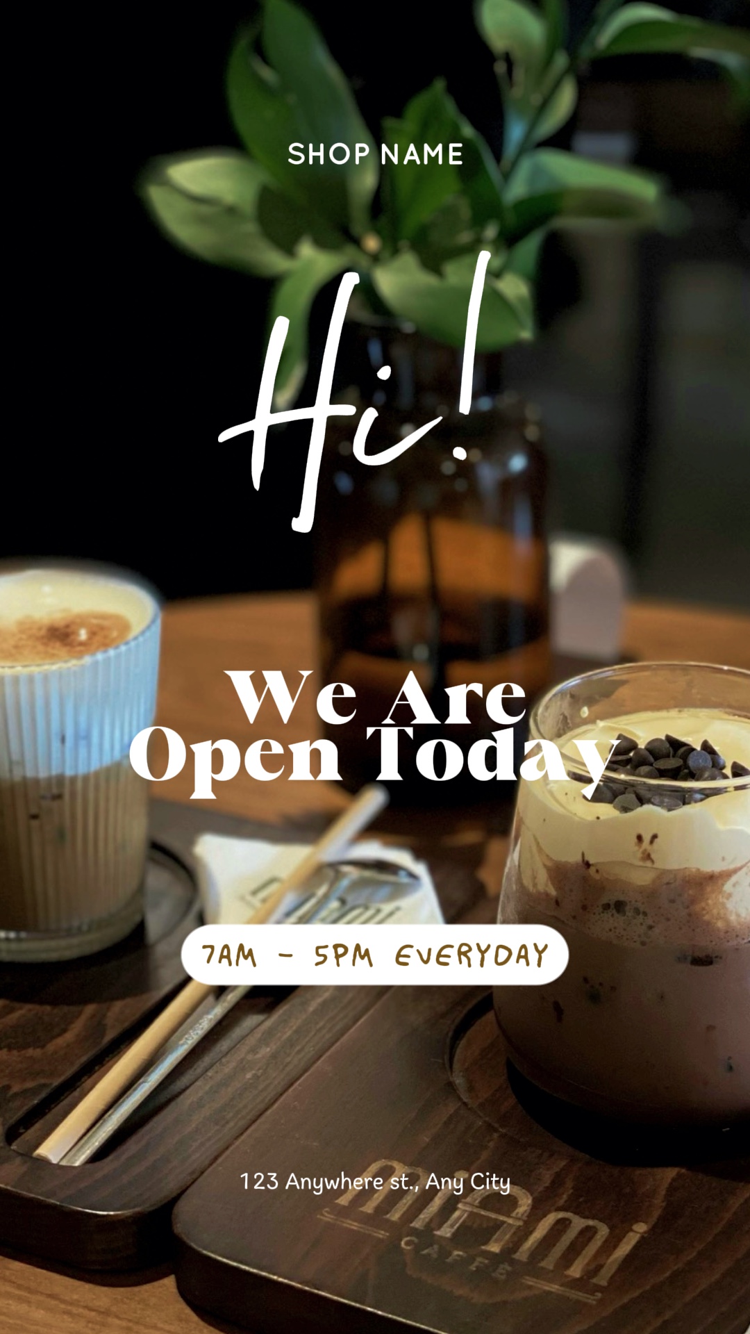 ¡Hola! Estamos Abiertos