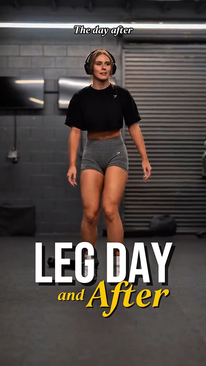 Leg day and after