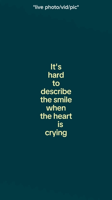 El corazón está llorando