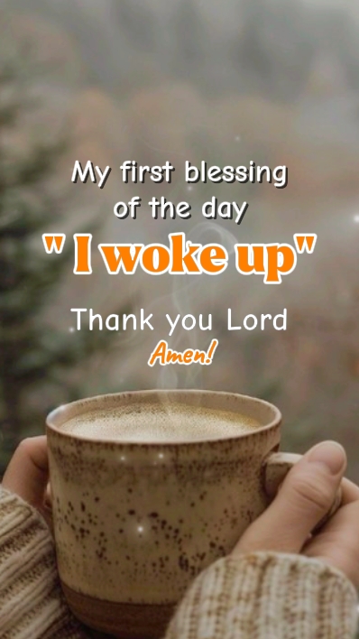My first blessing 