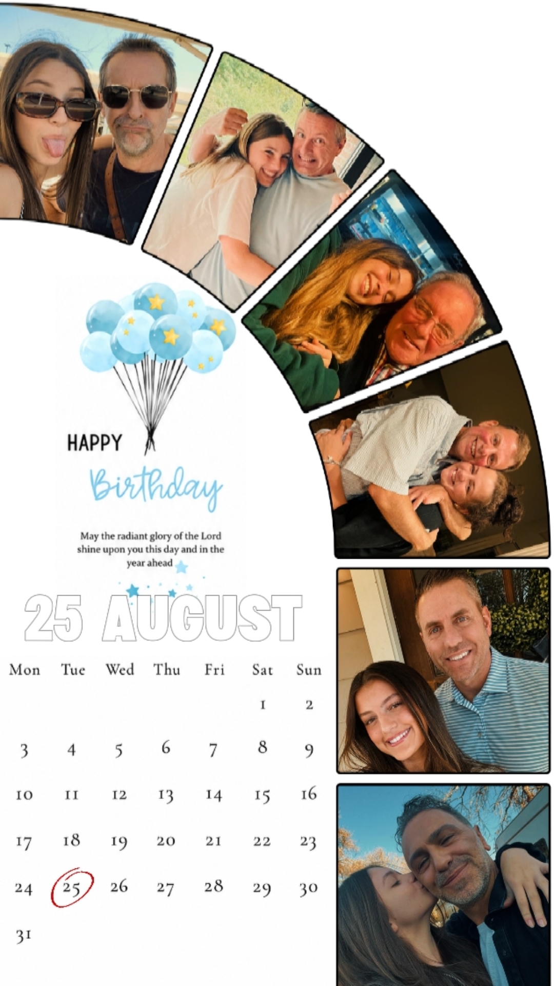 BIRTHDAY 25 AUGUST