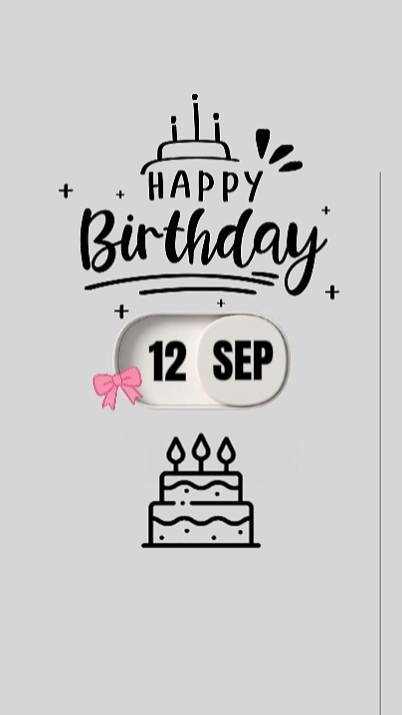 HBD 12 SEPT 2026
