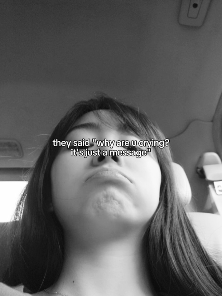 why are you crying?