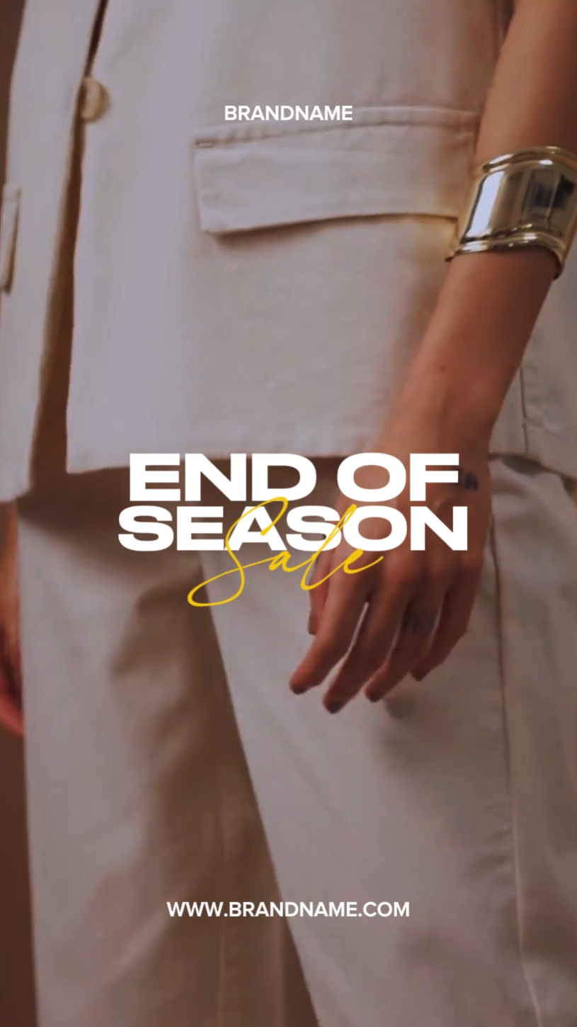 end of season sale