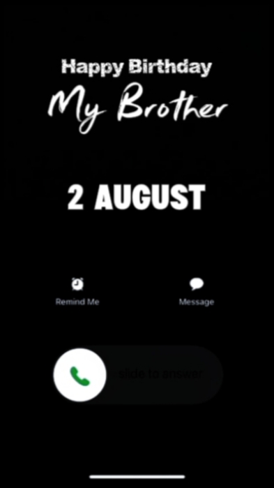 HBD brother 2 august