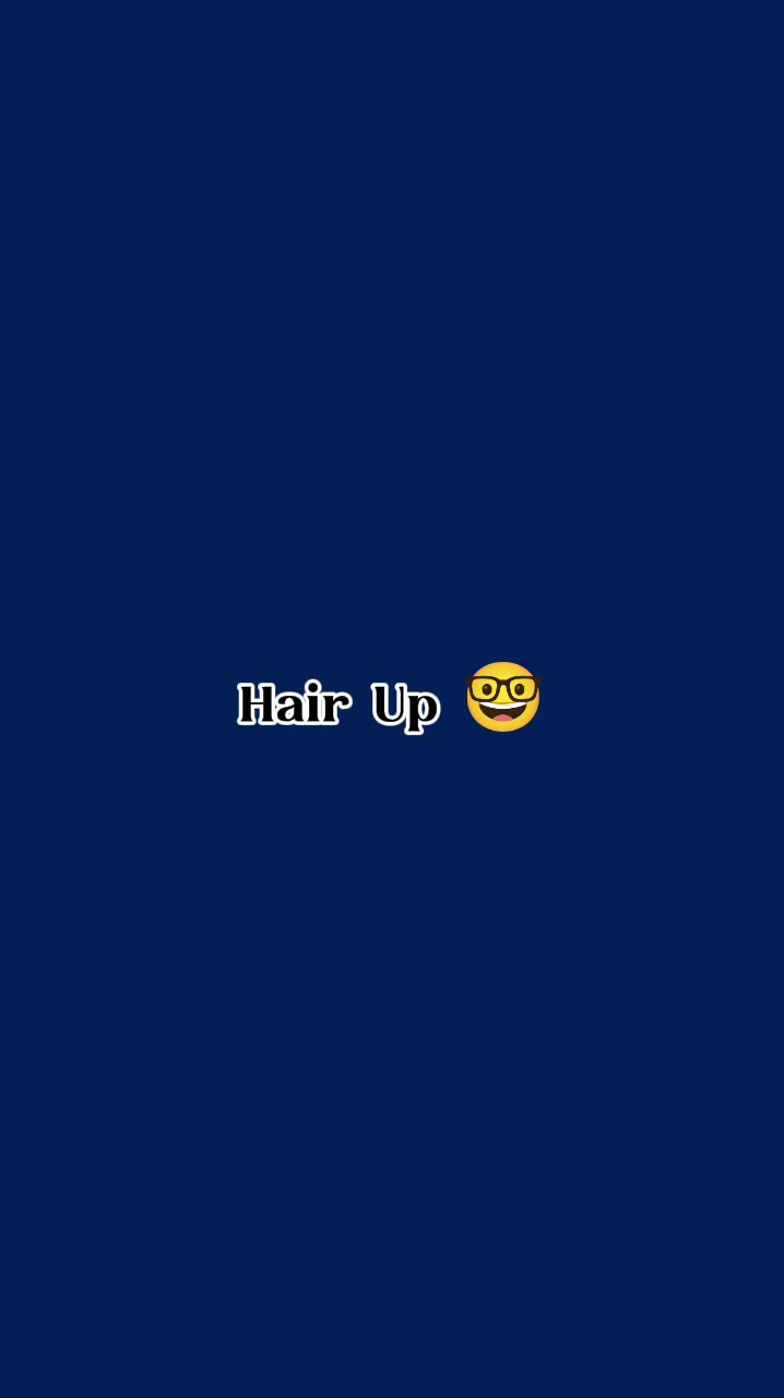 saç yukarı