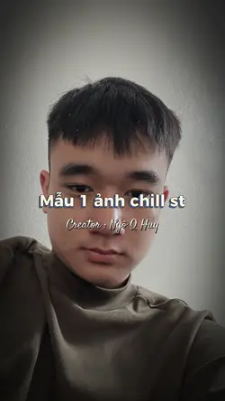 Mẫu 1 ảnh chill st