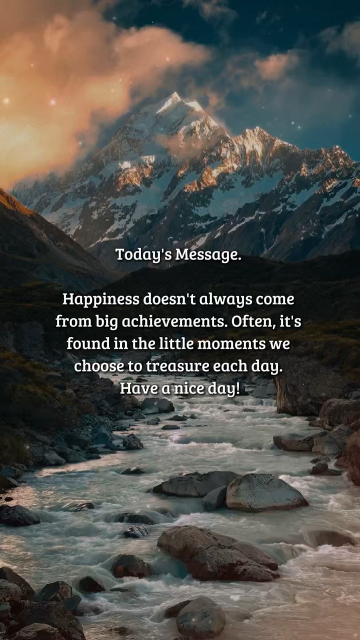 Today's Message