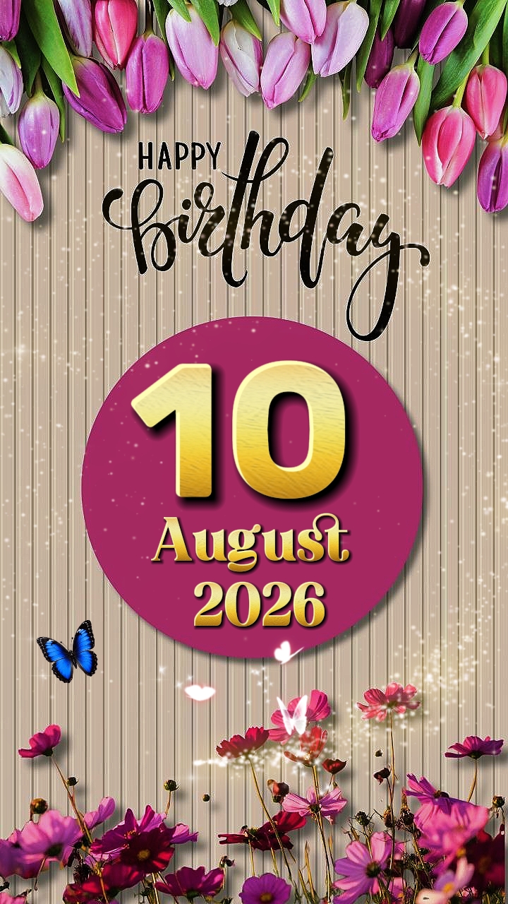 Aniversário 10 de agosto 