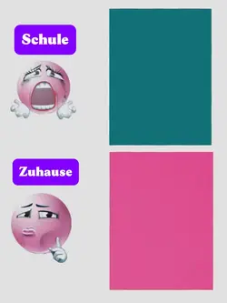 Schule vs zuhause