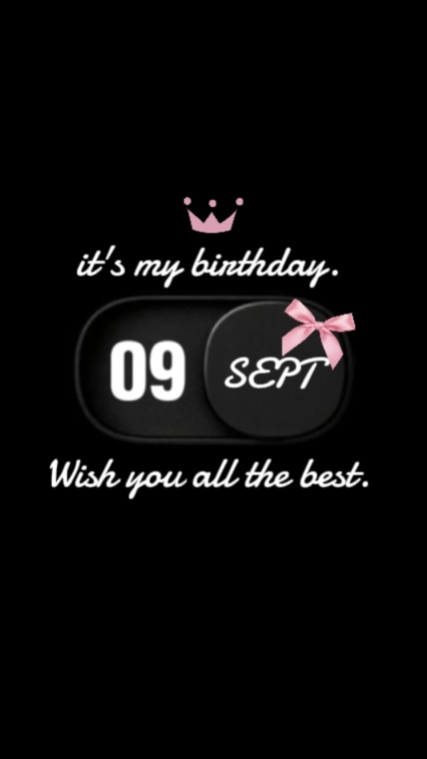 HBD 09 SEPTEMBER