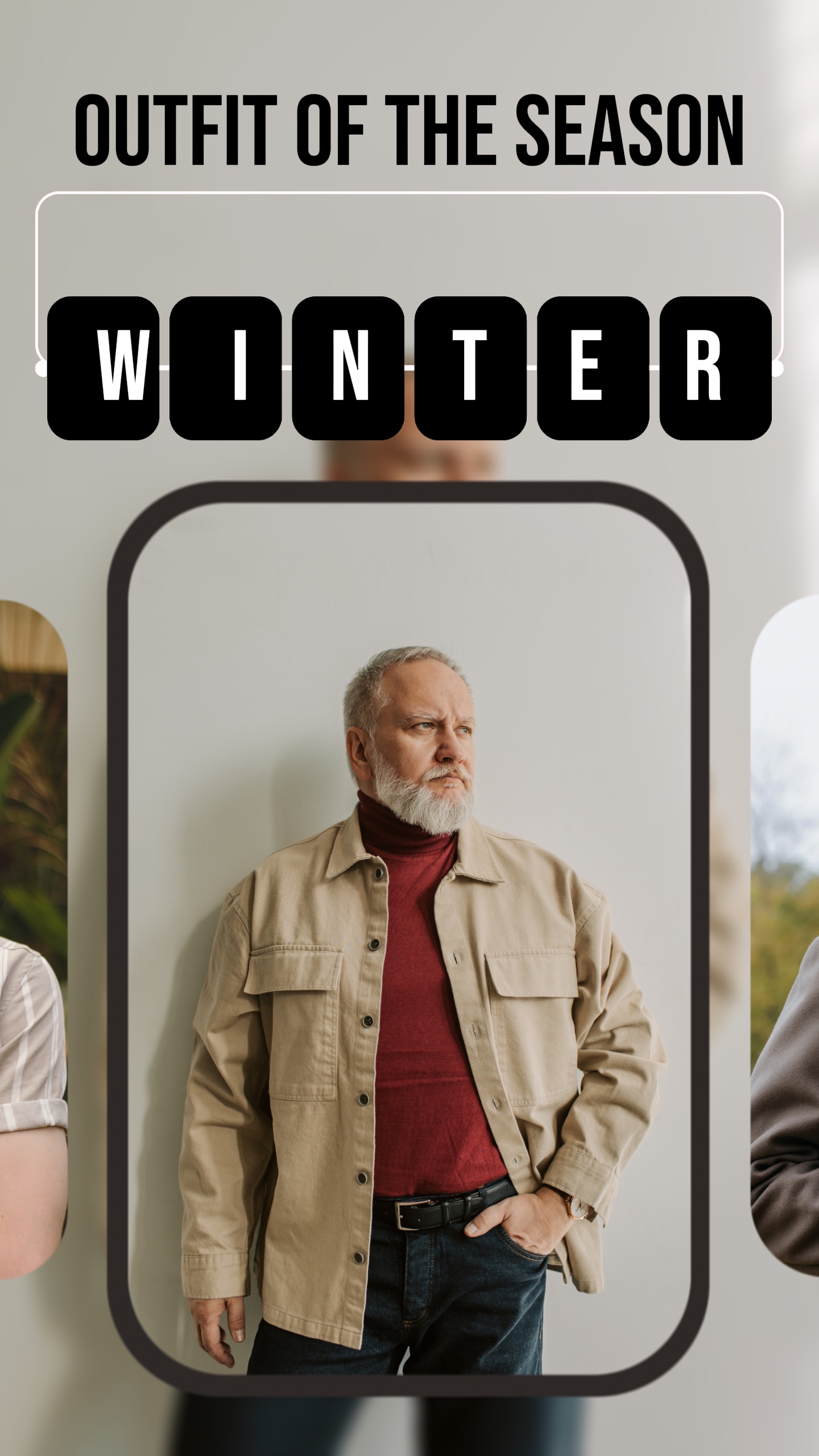 Tenue d'hiver Affichage du produit Style TikTok 