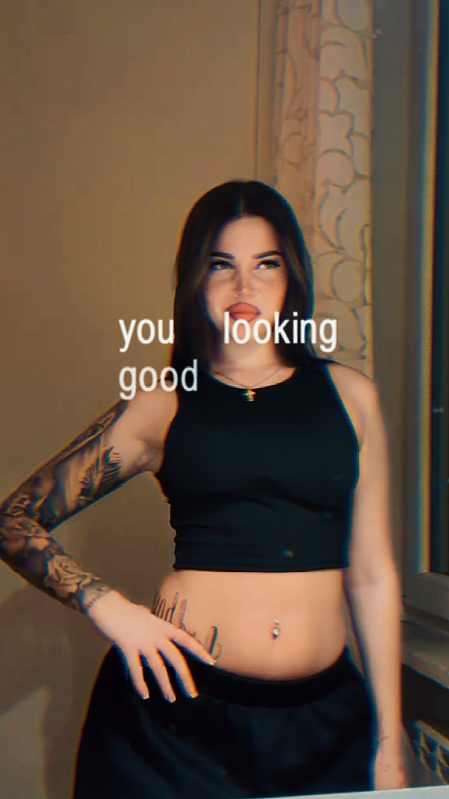 Luciendo bien chica