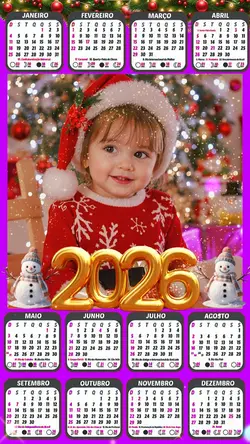calendário Natal