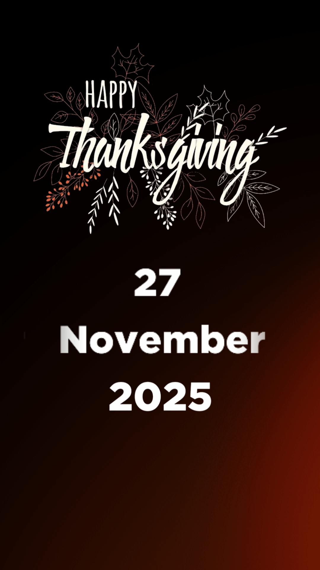 Selamat Hari Thanksgiving