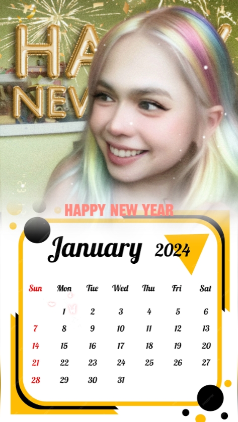 Calendario de enero de 2019