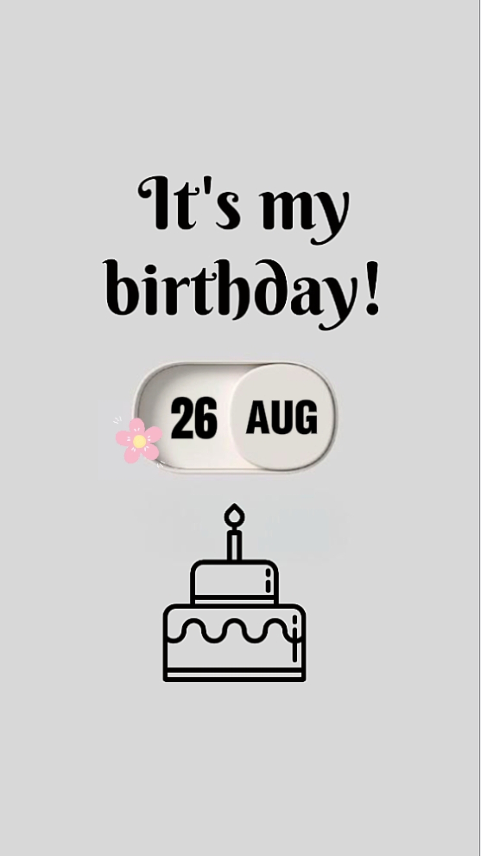ULANG TAHUN SAYA 26 AUG