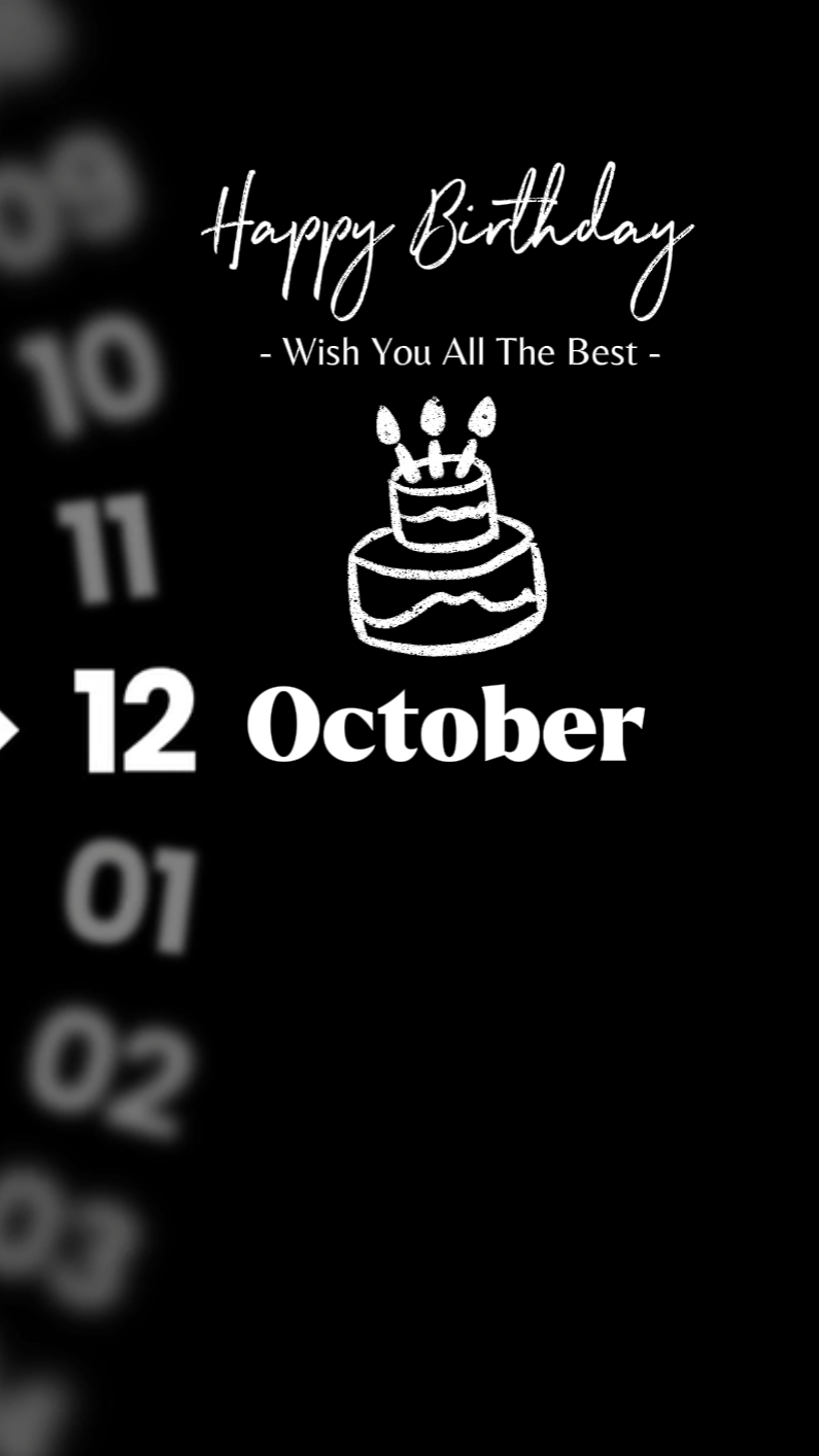 Anniversaire du 12 octobre