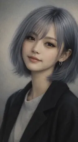 ブルーの髪の女性の一言