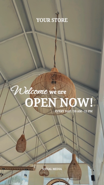 Welcome Open now