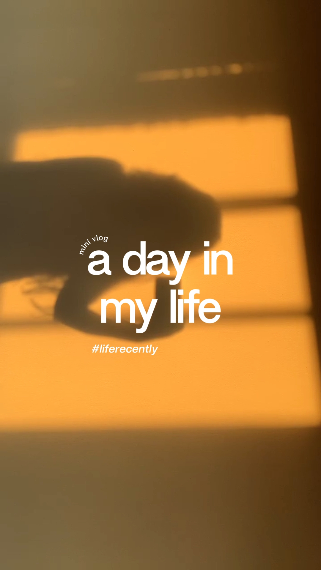 A day in my life