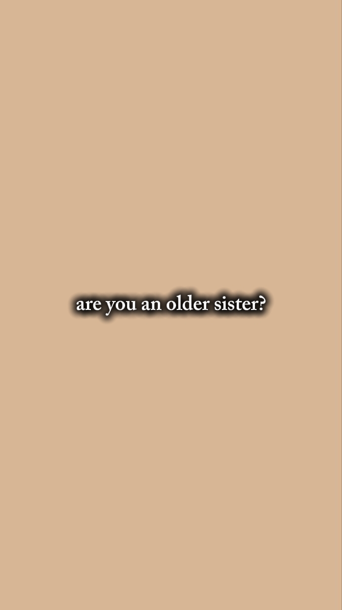 sœur aînée 
