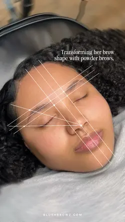 Brow map templat