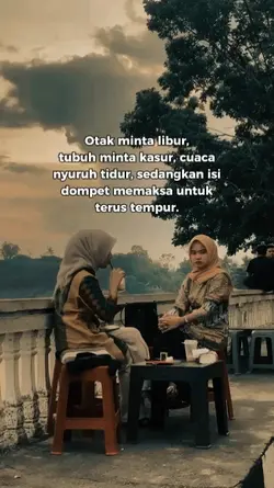 Otak minta libur,
tu