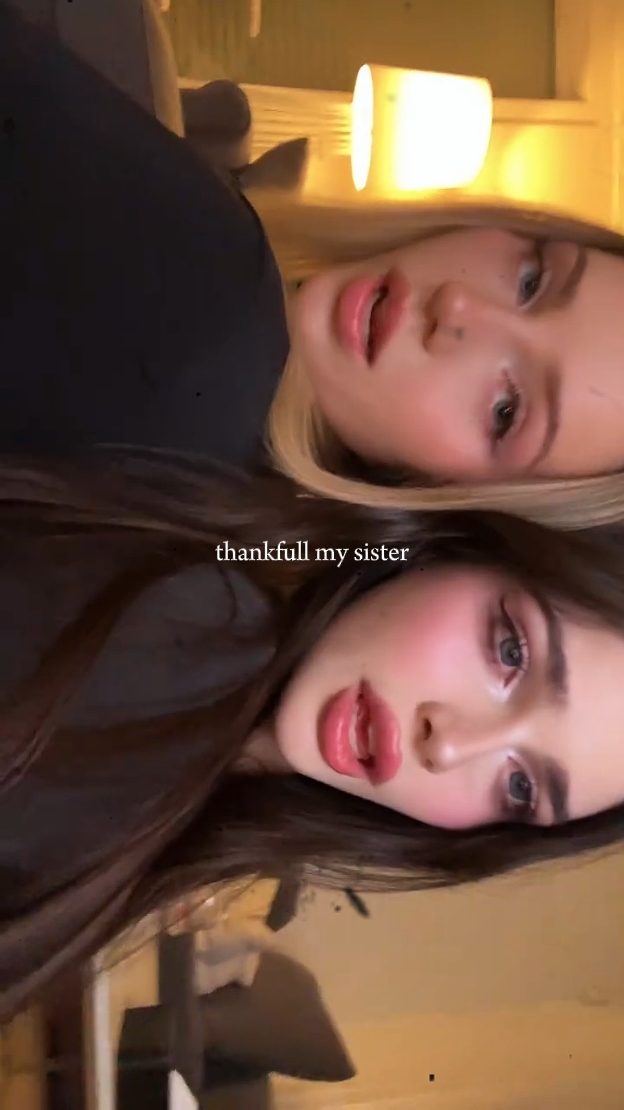 Dankbare Schwester
