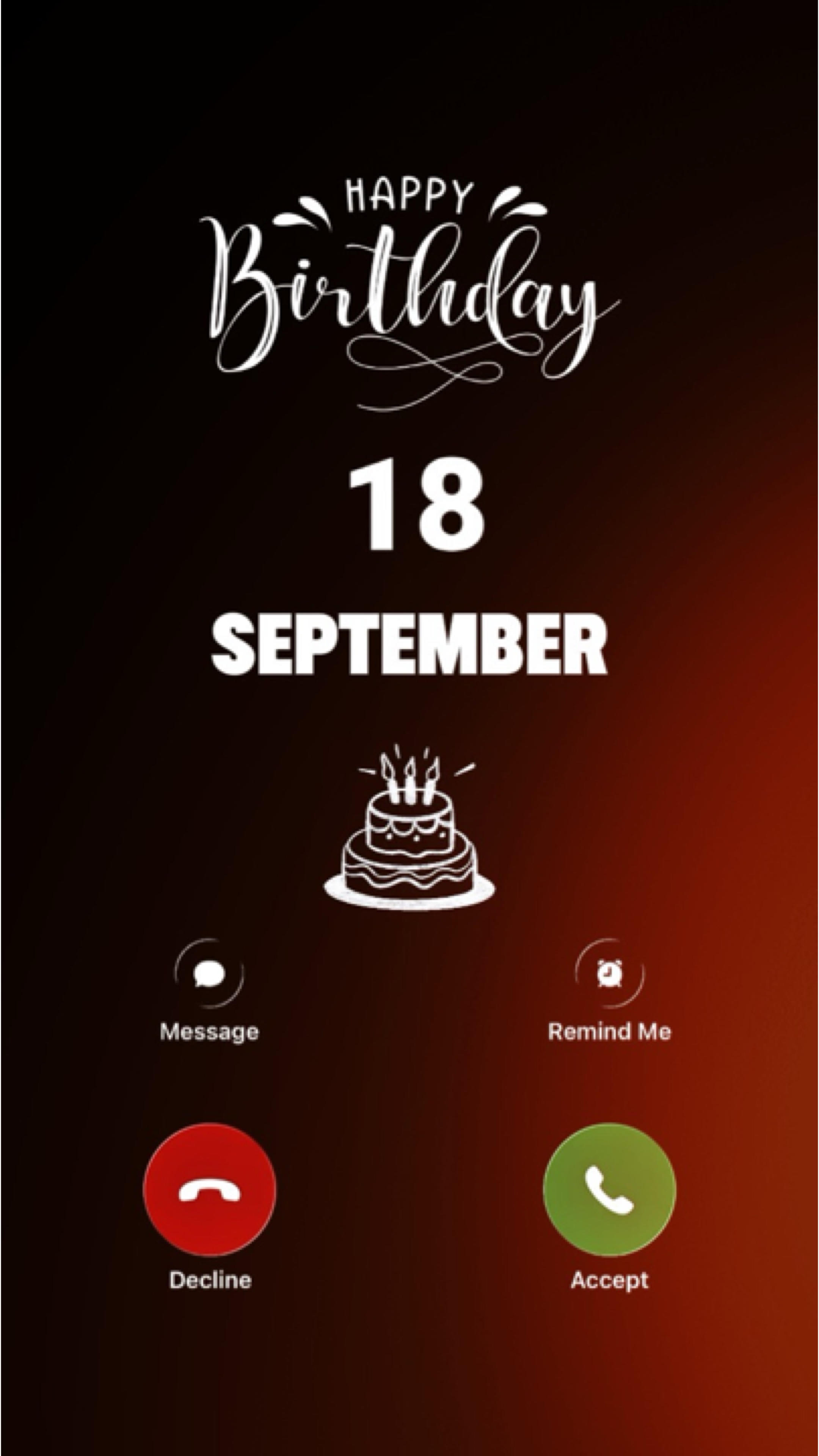 9월 18일 생일