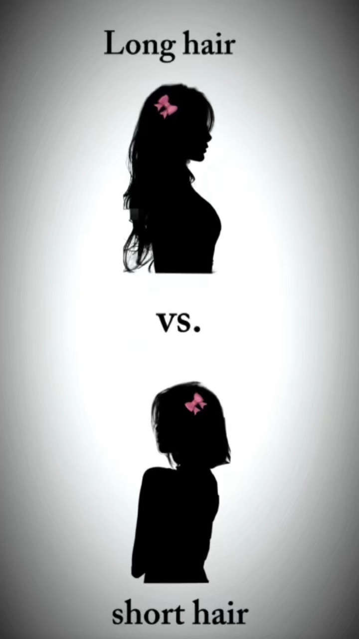 Cheveux longs et courts