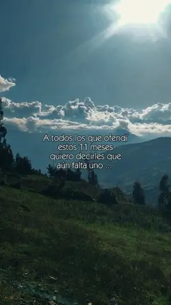 perdón si los ofendi