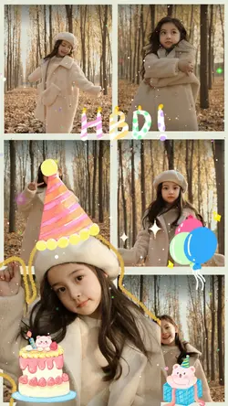 Birthday baby girl