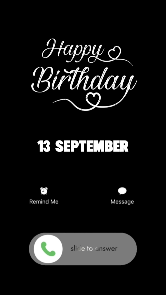 13 September b'day 